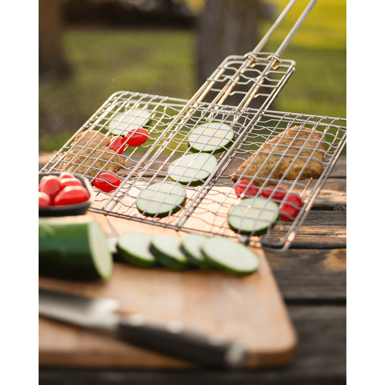 Coghlan's Deluxe Broiler, For Grilling Steaks, Fish, Vegetables,  9" x 13" Grill Surface