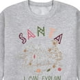 thumbnail image 3 of Disney Winnie The Pooh - Christmas Tigger - Santa, I Can Explain - Men's Crew Neck Fleece Pullover, 3 of 5