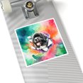 thumbnail image 4 of Funny Watercolor Adorable Newfoundland Peeking Through Torn Paper Effect Vinyl Sticker Newfie Dog Lover Gifts Waterproof Decal Art Decor - 00026, 4 of 5