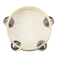 thumbnail image 3 of Lightweight Tambourine, Sheepskin White, 6", 10 Count, 3 of 3
