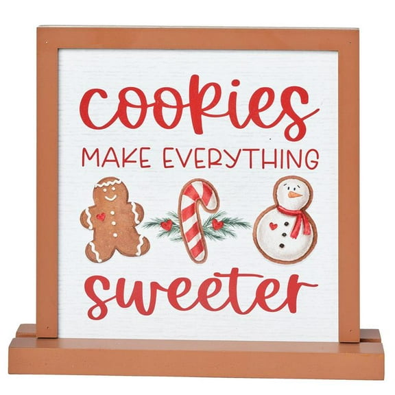 BB Chrismtas Decor - Cookies Make Things Sweeter Gingerbread Sign