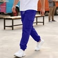 thumbnail image 4 of Mens Cargo Sweatpants Heavyweight Fleece Lined Joggers for Men Slim Fit,Cotton, Drawstring Elastic Waist,5 Pockets,Tapered,Track Bottoms,Straight, Sweat Pant,Soft,Daily Wear., 4 of 8