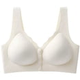 thumbnail image 4 of MEICHEN High Support Front Closure No Underwire Bras for Women Adjustable Strap Full Coverage Jelly Bras Comfortable Seamless Underwear, 4 of 6