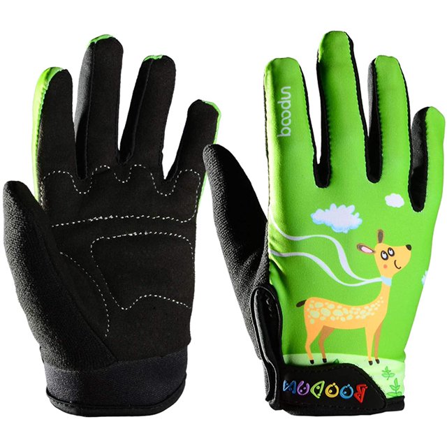 Gants de Cyclisme pour Enfants Doigts Complets Mitaines Route Montagne, 4-10 Ans