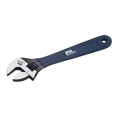 Ideal Industries 8" Adjustable Wrench, 1-1/8" Jaw Capacity