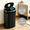 Black, variant on XF XINFENG 13 Gallon Kitchen Trash Can, Automatic Touchless, Stainless Steel, Home/Office, Waste Bin, Silver, Black Lid