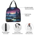 thumbnail image 4 of Sikiie Fantasy Landscape Starry Night Lunch Bag for Women & Men Adult Insulated Lunch Box, Food Lunch Containers Lunch Tote Bags for Work, Travel, Outdoor, 4 of 8