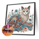 thumbnail image 3 of Kit Con Forma Especial Parcial 5D DIY Gato 30x30cm, 3 of 7