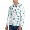 thumbnail image 3 of Sikiie Dachshund Dog Puppy Men's Hoodie, Essentials Hoodie, Sweatshirt, Pullover Hooded Sweatshirt for Men-4X-Large, 3 of 7