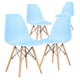 thumbnail image 1 of Silla Minimalista Mirel 4 piezas Azul, 1 of 8