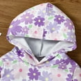 thumbnail image 4 of oqasdz Girls Outfits Set Toddler Long Sleeve Floral Print Hoodie And Pants Two Piece Outfit For Baby Casual Playwear Fall Winter/12-18 Months, 4 of 9