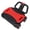Black, Red, variant on BIMZUC 4 Wheels Abdominal Roller Wheel with Elbow Support Automatic Rebound Abdominal Wheel Abdominal Workout Equipment Board for Men Black Red