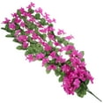 thumbnail image 2 of 4petals Artificial Flower Hanging Flowers Violet Simulation Vine Wedding Home Decoration (Fuchsia), 2 of 7
