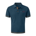 thumbnail image 2 of Breeze Shirts for Men Beer Belly Wearbreeze Collared Textured Ice Silk Shirt Golf Shirts for Summer, 2 of 7