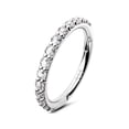 thumbnail image 3 of Septum Clicker 925 Sterling Silver Cubic Zirconia 16G Helix Cartilage Lobe Snug Piercing Jewelry, 3 of 9