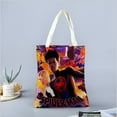 thumbnail image 2 of Spider-Man: Across the Spider-Verse Bolso de tela con estampado de lienzo para mujer, bolsa de compras reutilizable y estética, con cremallera interior, regalo para mujer, 35 × 40 cm., 2 of 6