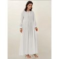 thumbnail image 2 of Maxi Dress with A-Form Fit and Crew Neck, 2 of 7