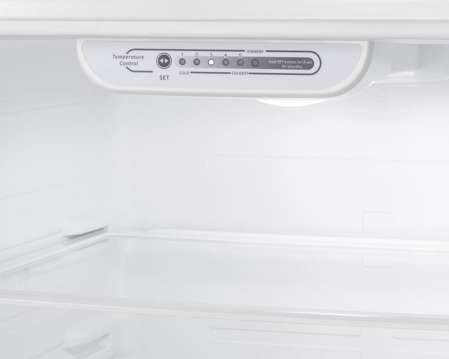 30" Wide Top Freezer Refrigerator, White, LHD