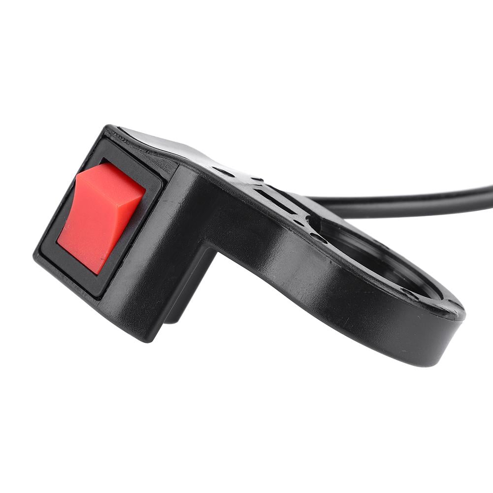 Tebru Electric Bike Rocker Switch, Electric Bike Ebike Scooter Handlebar Mounted Universal On 