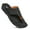 Black, variant on Regan Comfortable Casual Women Split Toe Sandals