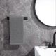 thumbnail image 2 of Self-adhesive stainless steel towel rack for bathroom and kitchen - 28/cm - Black - 3M self-adhesive and drilled, 2 of 5