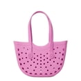 thumbnail image 2 of Time and Tru Women’s Molded Beach Tote Bag Fleur, 2 of 5