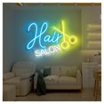thumbnail image 1 of Letrero De Neón Hair Salon, Ideal Para Decorar El Logotipo Una Barbería, Con Luz Regulable 40cm, 1 of 2