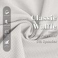 thumbnail image 5 of FEDTOSING Mens Waffle Shorts Summer Casual 7" Drawstring Elastic Waist Short with Pockets Beach Vocation, 5 of 7