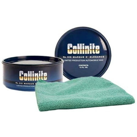 Collinite Paste - Collinite 915 Marque D'Elegance Paste Wax (12 oz.) Bundled with Microfiber Cloth (2 Items)