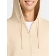 thumbnail image 4 of Athletic Works Men's and Big Men's Zip Up Fleece Hoodie Sweatshirt, Sizes S-5XLT, 4 of 5