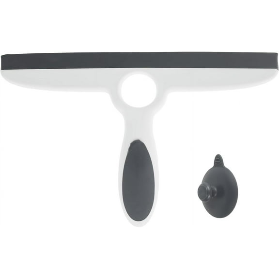 Squeegee for Shower Tile Window Cleaning,Squeegee for Shower Glass Door,10" Versatile Shower Glass Squeegee,Shower Bathroom Squeegee Sturdy Window Squeegee with Handle for Tile Walls Mirrors Car