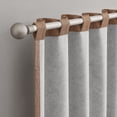 thumbnail image 5 of Sun Zero Vance 2-Piece Magnetic Closure 100% Blackout Back Tab Curtain Panel Pair, Dusty Terracotta, 37”W x 84"L, 5 of 10