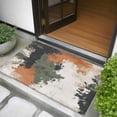 thumbnail image 5 of 2x3 Door Mat Rug, Vintage Sage Green Orange Non-Skid Rubber Backing Large Rectangle Rugs - Living Room Bedroom Home Office, Modern Abstract Art Indoor Floor Mat Carpets Washable Rug, 5 of 9