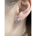 thumbnail image 3 of Cute Pumpkin Carriage Stud Earrings for Women 925 Sterling Silver Cubic Zirconia Vintage Lucky Princess Tiny Small Studs Cartilage Hypoallergenic Holiday Birthday Halloween Jewelry Dainty Gifts, 3 of 6