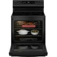 thumbnail image 3 of GE 30 Inch Free Standing Radiant Range 5 Element Steam Clean Single Oven GRF600AVBB, 3 of 4
