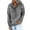 Gray, variant on Patlollav Pntutb Womens Button Hoodies,Ladies Pocket Long Sleeve Tops Sweatershirt