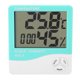 thumbnail image 2 of Medidor De Humedad Termómetro Higrómetro ANENG HTC-1 LCD Termómetro Digital Higrómetro Temperatura Interior Medidor De Humedad Reloj Verde ANGGREK digital humidity meter, 2 of 7