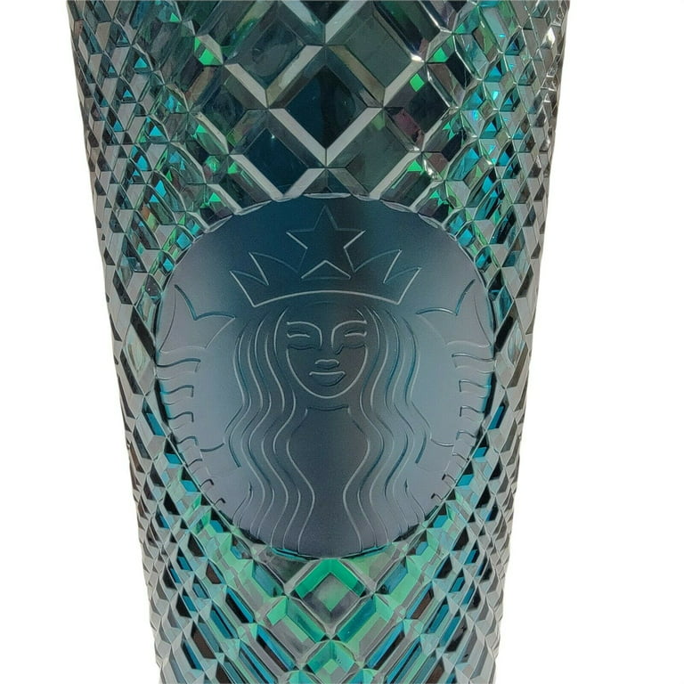 Starbucks Studded Dark Green Jeweled Tumbler Cold Cup, Venti 24 oz