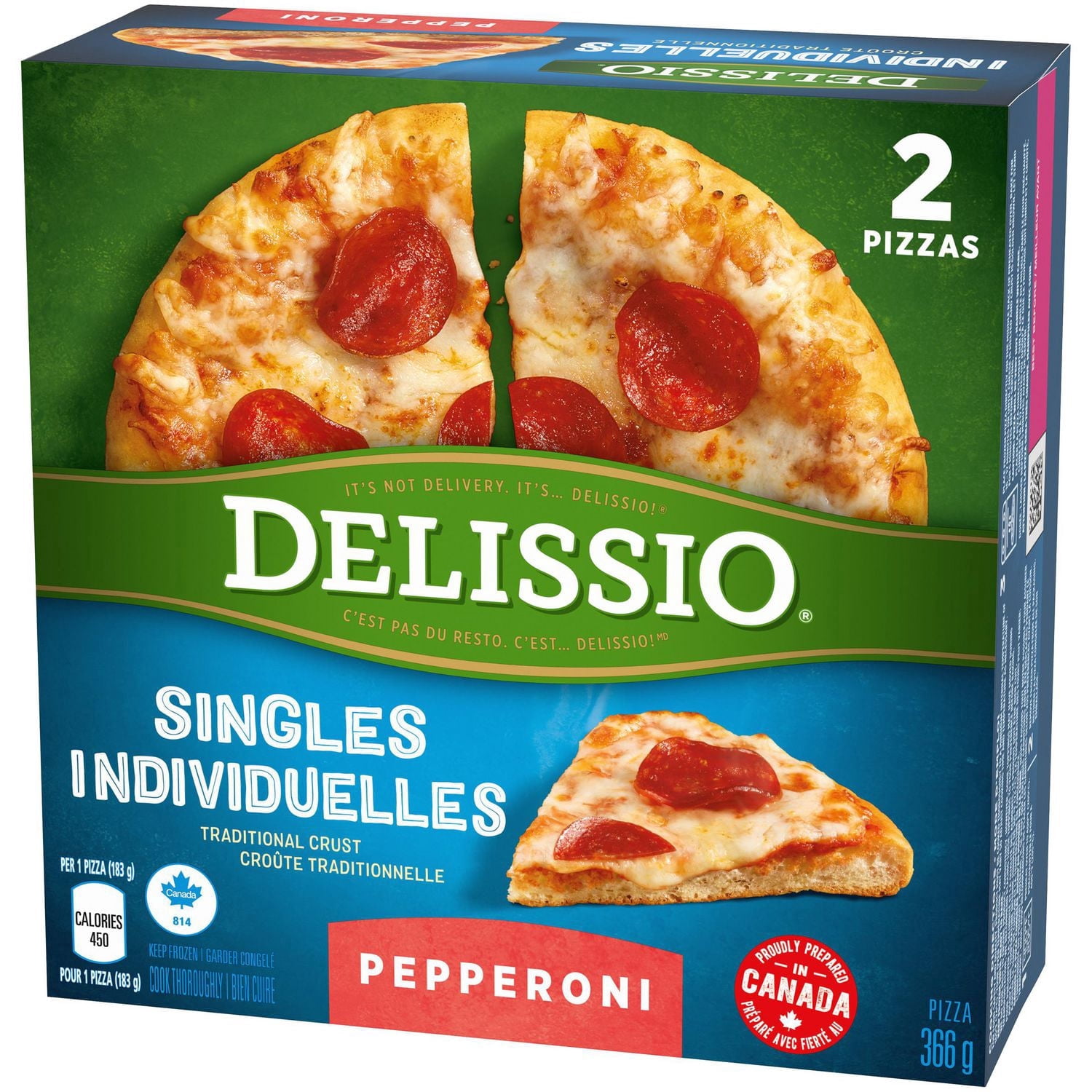 Delissio individuelles Pepperoni 366g