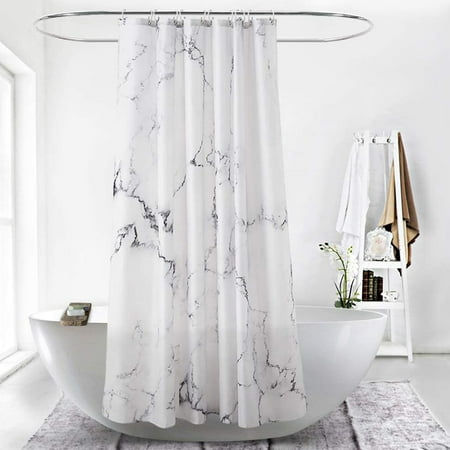 Marble Shower Curtain Anti Mold, What Are Shower Curtains Made Of