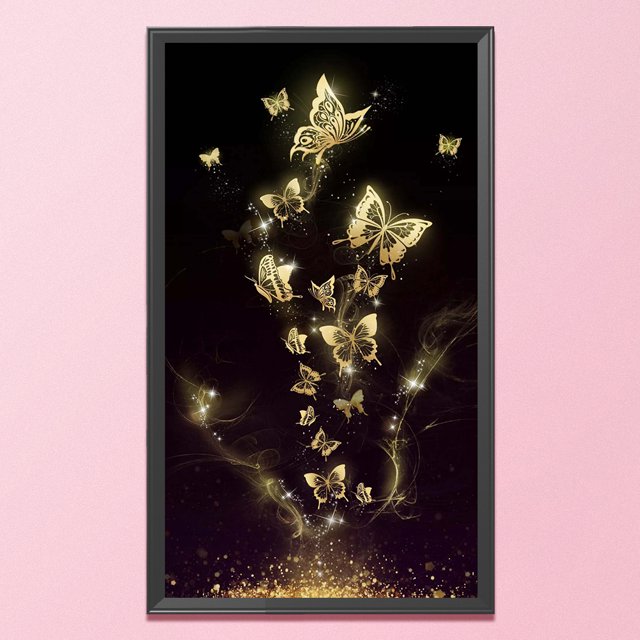 Cuadros Decorativos Bordado completo Mariposa estampada 11CT DIY Kits de punto de cruz (SZX-C116) Ndcxsfigh Nuevos Originales