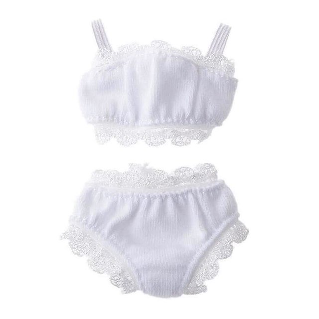 Conjunto de ropa interior de muñeca sexy de mezcla de algodón, accesorios para disfraces de muñeca de repuesto para niña Inevent FN0483-00B