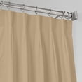 thumbnail image 2 of Rivana pinch pleat curtains for living room 100% blackout curtains for bedroom pinch pleated drapes thermal insulated (100Wx108L,1 panel, Beige), 2 of 6