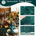 thumbnail image 5 of 12 Pack 10Ft Cheesecloth Table Runner 35x120 Inch Boho Gauze Table Runner Cheese Cloth Long Romantic Table Runners for Wedding Bridal Shower Birthday Party Table Decor (Dusty Sage Green), 5 of 10