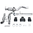 thumbnail image 4 of AWE Tuning Exhaust System Kit 3020-53472 Track Edition Cat-Back System; Stainless Steel; With Muffler; Single Exhaust With Triple Exit; Rear Exit; Diamond Black Tip, 4 of 22