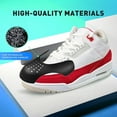 thumbnail image 3 of Crease Protectors Suitable for Most Sneakers, 4 Pairs Crease Protectors for Jordan 1, Air Force 1, and Dunk Low; Men's 7.5-12/ Women's 5-8.5 (Black+White, Men's US Size 7.5-12), 3 of 10