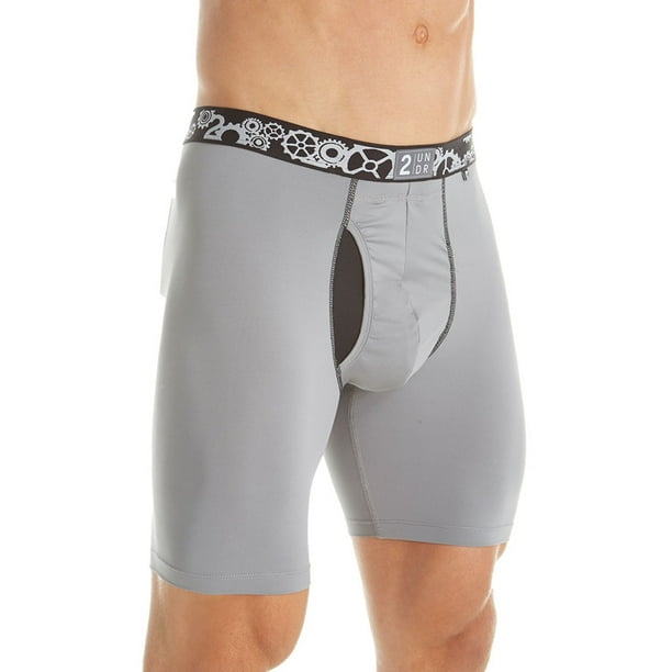 2UNDR 2UNDR Mens Gear Shift Performance 9" Boxer Long Leg Underwear