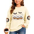 thumbnail image 4 of Gyexs Toddler Halloween Sweatshirt Long Sleeve Tops, Oversized Casual Cute, Halloween Sweater Top, 4 of 5