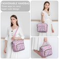 thumbnail image 6 of Pink and Purple Of Leopard Print Womens Lunch Box for Work,Insulated Large Lunch Bag for Tween and Teen,Loncheras Para Mujer,Leakproof Adult Lunch Bag for Work,Beach,Travel,Picnic,Camping, 6 of 7