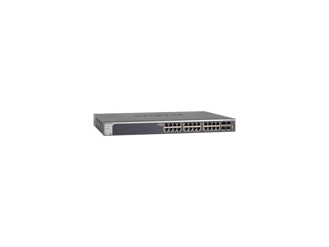 NETGEAR 28-Port 10Gig Gigabit Ethernet Smart Managed Pro Switch, L2+/Layer 3 Lite, ProSAFE Lifetime Protection (XS728T) - image 2 of 4